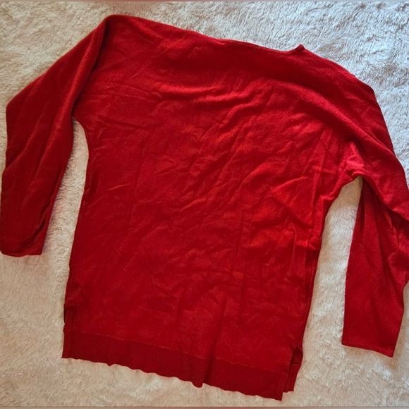 NWT MICHEAL Michael KorsMCrimson Long Sleeve TShirt/Blouse Size S - Picture 6 of 7